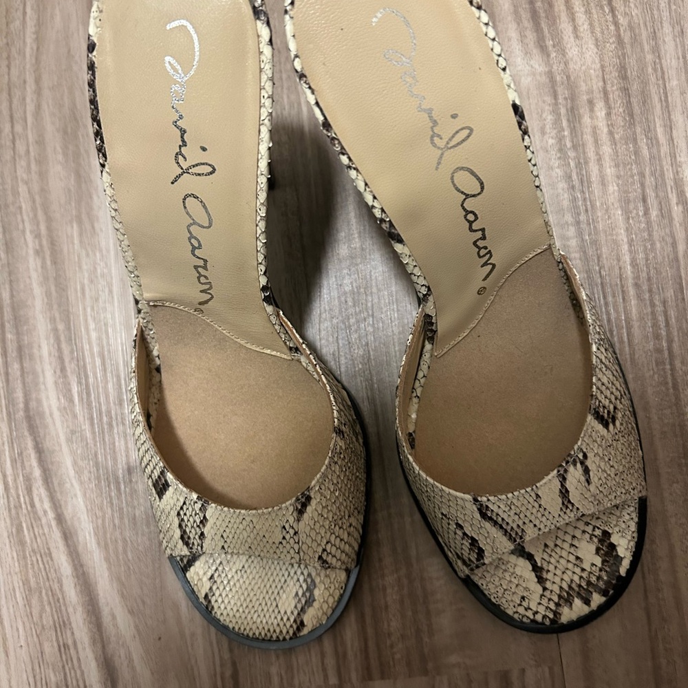 Snakeskin Pattern Heels